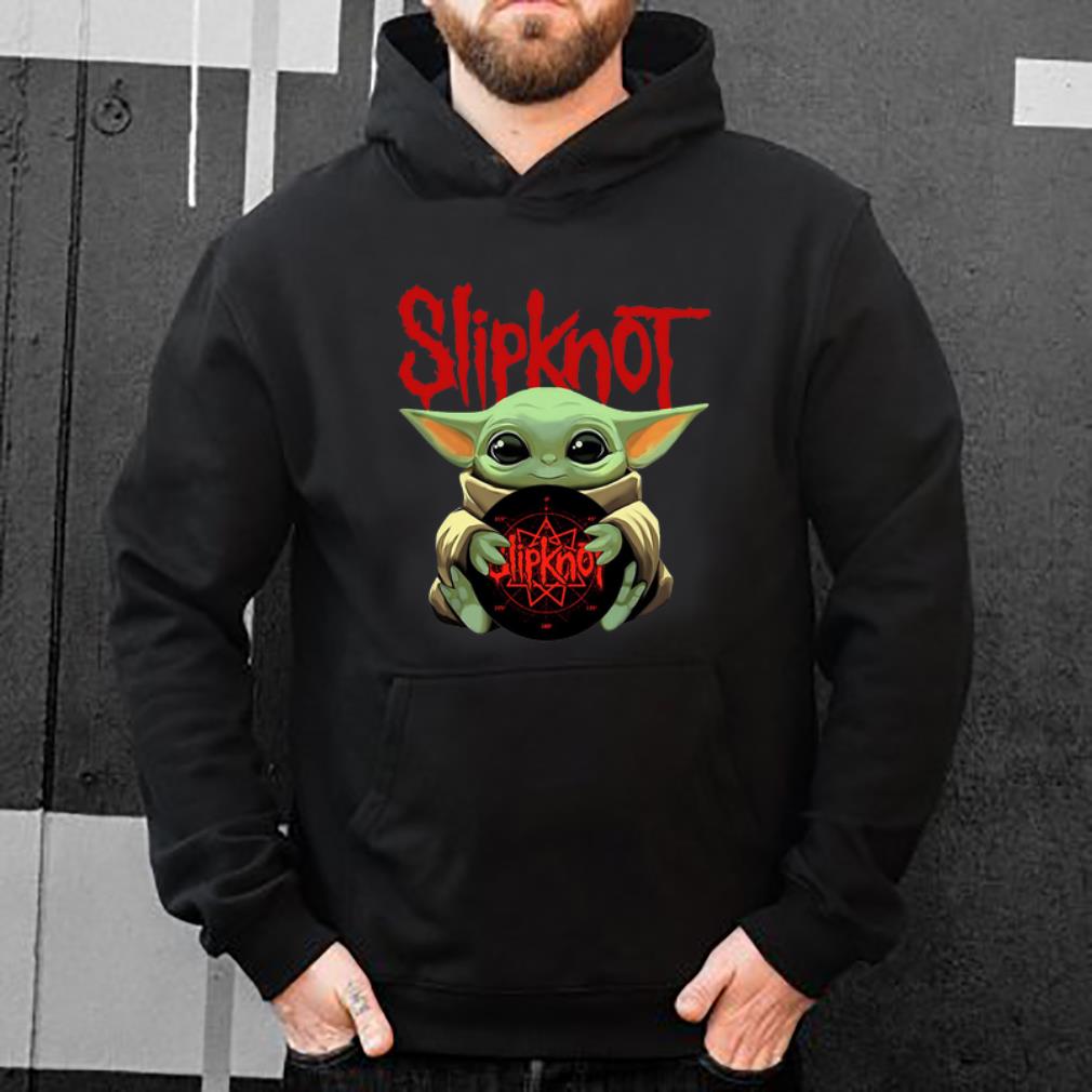 Premium Baby Yoda Hug Slipknot shirt 4 - Premium Baby Yoda Hug Slipknot shirt