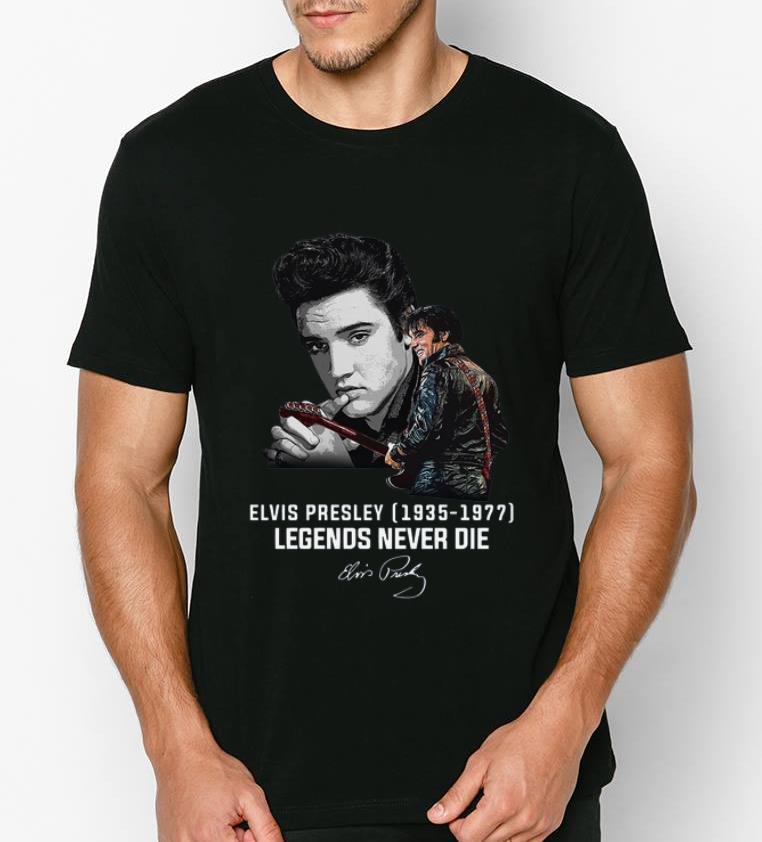 Premium Elvis Presley Legends Never Die 1935 1977 signature shirt 4 - Premium Elvis Presley Legends Never Die 1935 1977 signature shirt