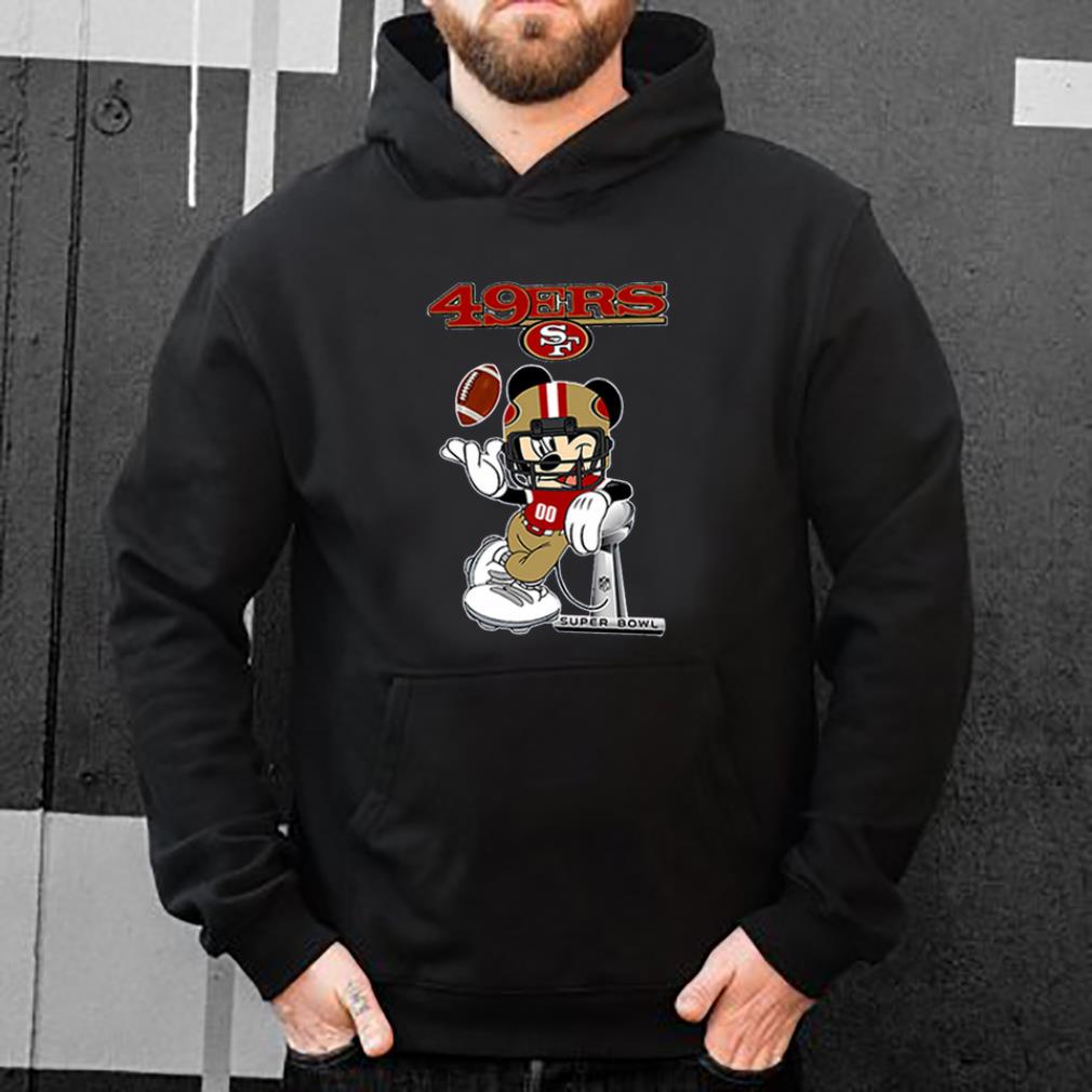 Premium San Francisco 49ers Disney Mickey player super bowl shirt 4 - Premium San Francisco 49ers Disney Mickey player super bowl shirt