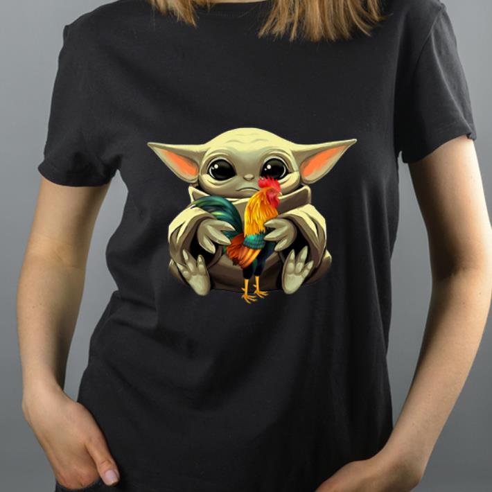 Premium Star Wars Baby Yoda And Rooster shirt 4 - Premium Star Wars Baby Yoda And Rooster shirt
