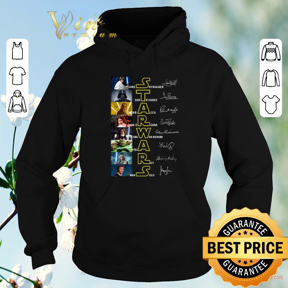 Premium all autographed Star Wars Luke Skywalker Darth Vader Leia Organa shirt sweater Premium all autographed Star Wars Luke Skywalker Darth Vader Leia Organa shirt sweater 4 - Premium all autographed Star Wars Luke Skywalker Darth Vader Leia Organa shirt sweater