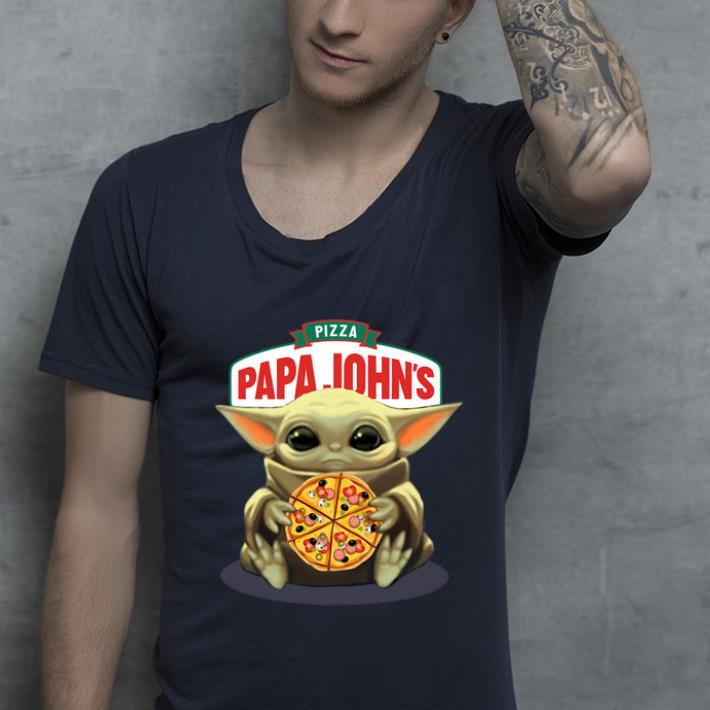 Pretty Baby Yoda Hug Pizza Papa John s shirt 4 - Pretty Baby Yoda Hug Pizza Papa John’s shirt