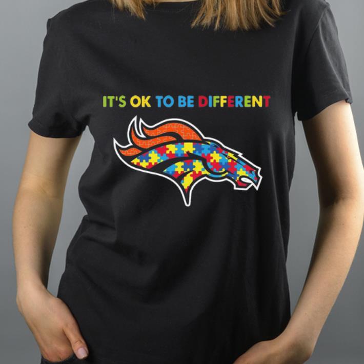 Pretty Denver Broncos Autism It s Ok To Be Different shirt 4 - Pretty Denver Broncos Autism It’s Ok To Be Different shirt