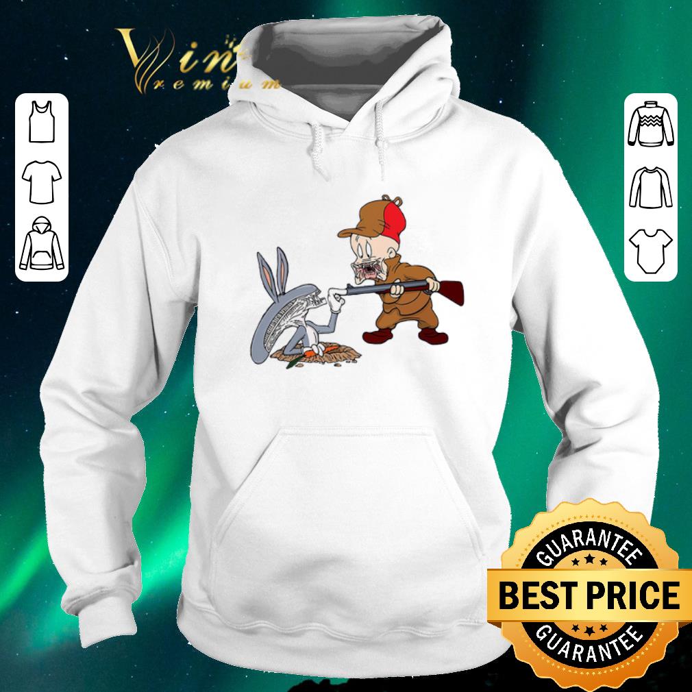 Pretty Looney Tunes Alien Predator Bugs Bunny Elmer Fudd shirt sweater 4 - Pretty Looney Tunes Alien Predator Bugs Bunny Elmer Fudd shirt sweater