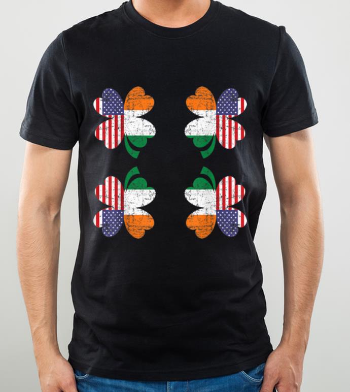 Pretty Saint Patricks Day Irish Four Leaf Clover Ireland American shirt 4 - Pretty Saint Patricks Day Irish Four Leaf Clover Ireland American shirt