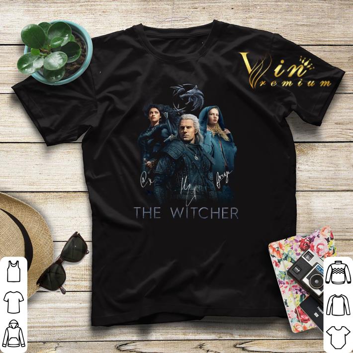 The Witcher Logo all signature autographed shirt sweater 4 - The Witcher Logo all signature autographed shirt sweater