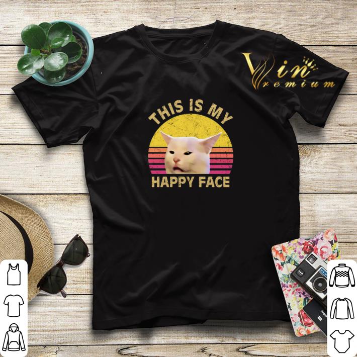 This is my happy face Smudge cat shirt sweater 4 - This is my happy face Smudge cat shirt sweater