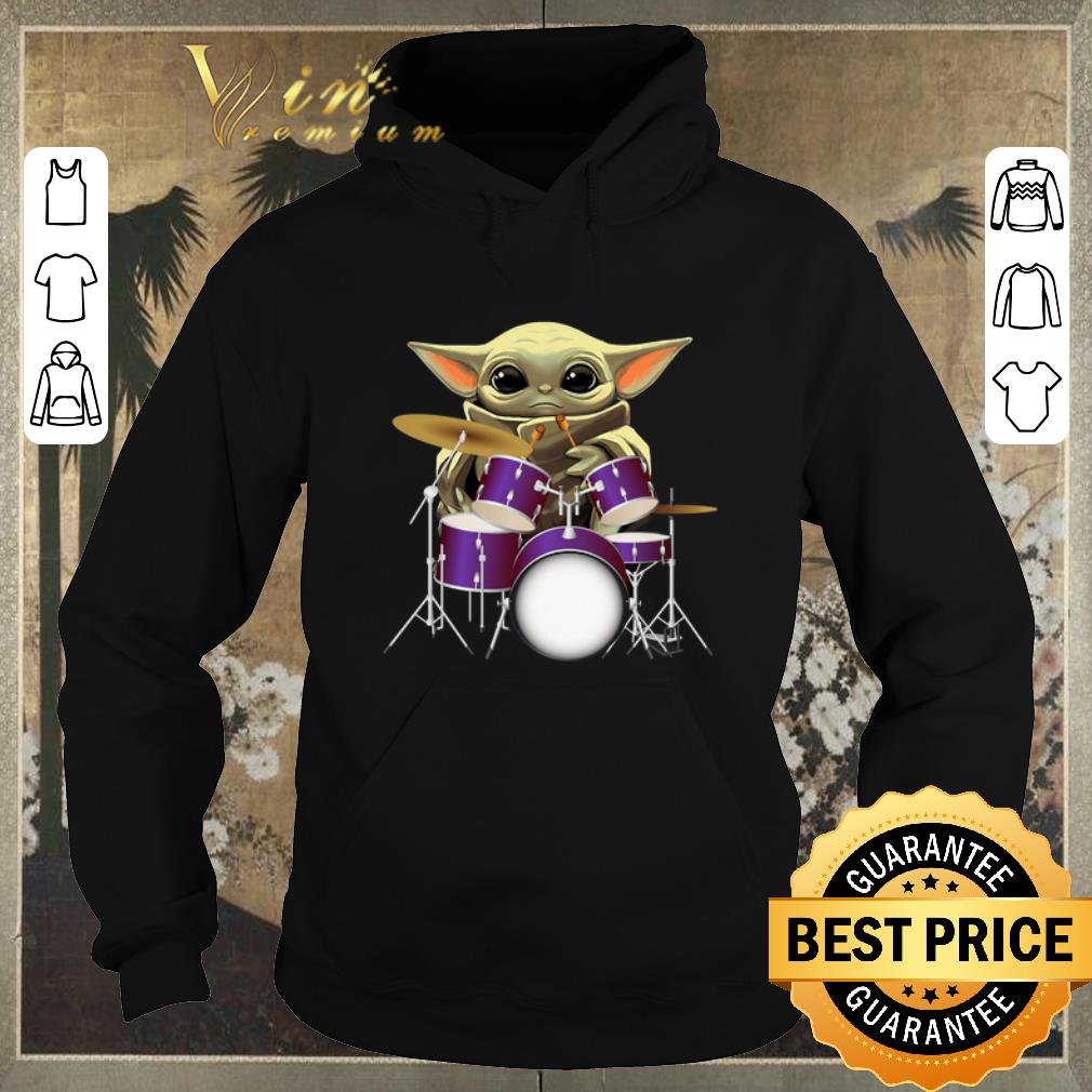 Top Baby Yoda for drummers Star Wars Mandalorian shirt sweater 4 - Top Baby Yoda for drummers Star Wars Mandalorian shirt sweater