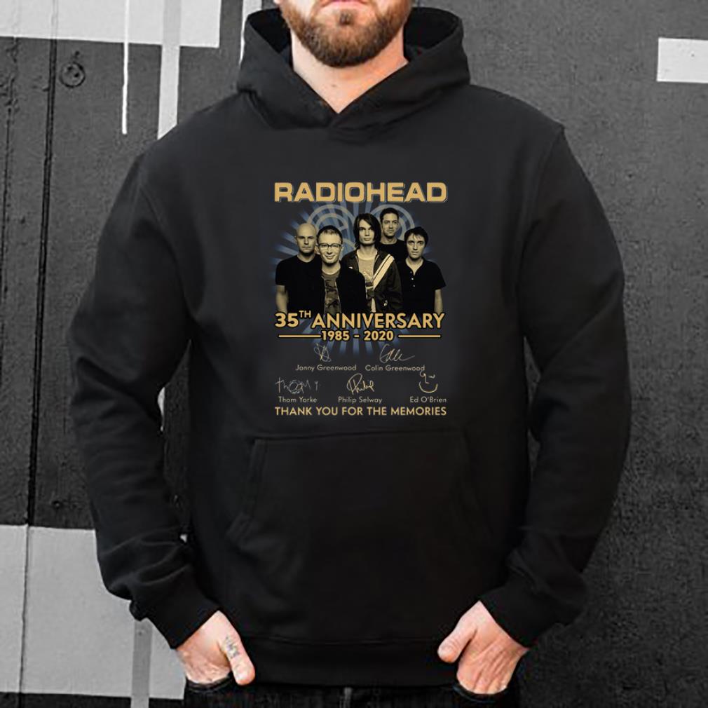 Top Radiohead 35th Anniversary 1985 2020 Thank You For The Memories shirt 4 - Top Radiohead 35th Anniversary 1985 2020 Thank You For The Memories shirt