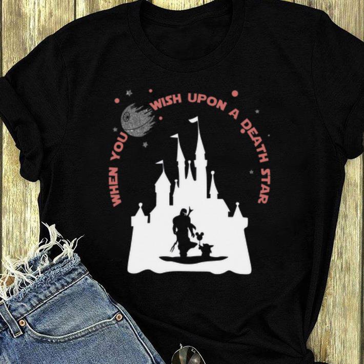 Awesome Baby Yoda The Mandalorian When You Wish Upon A Death Star shirt 4 - Awesome Baby Yoda The Mandalorian When You Wish Upon A Death Star shirt