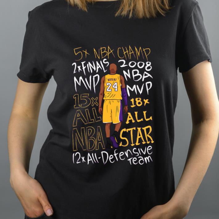 Awesome Kobe Bryant 5 Nba Champ 2 Final Mvp shirt 4 - Awesome Kobe Bryant 5 Nba Champ 2 Final Mvp shirt