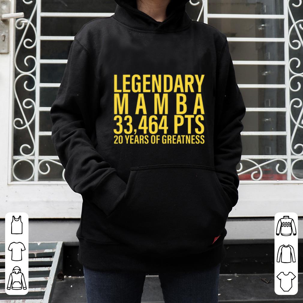Awesome Legendary Mamba 33 464 Pts 20 Years Of Greatness shirt 4 - Awesome Legendary Mamba 33,464 Pts 20 Years Of Greatness shirt