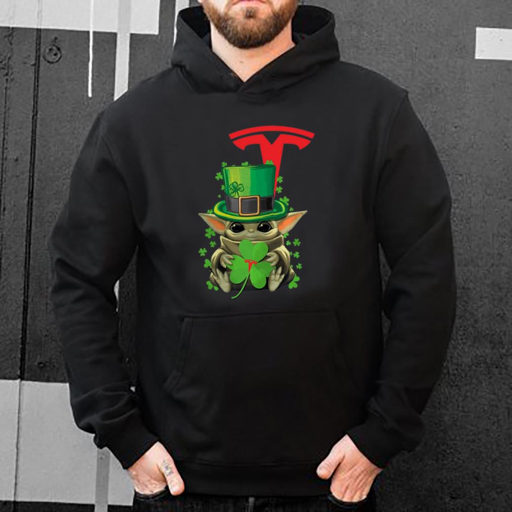 Awesome Star Wars Baby Yoda Tesla Motors Shamrock St Patrick s Day shirt 4 1 - Awesome Star Wars Baby Yoda Tesla Motors Shamrock St. Patrick’s Day shirt