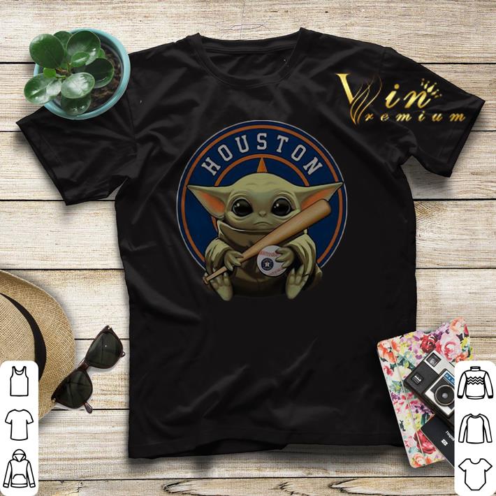 Baby Yoda Houston Astros Baseball Logo shirt sweater 4 - Baby Yoda Houston Astros Baseball Logo shirt sweater
