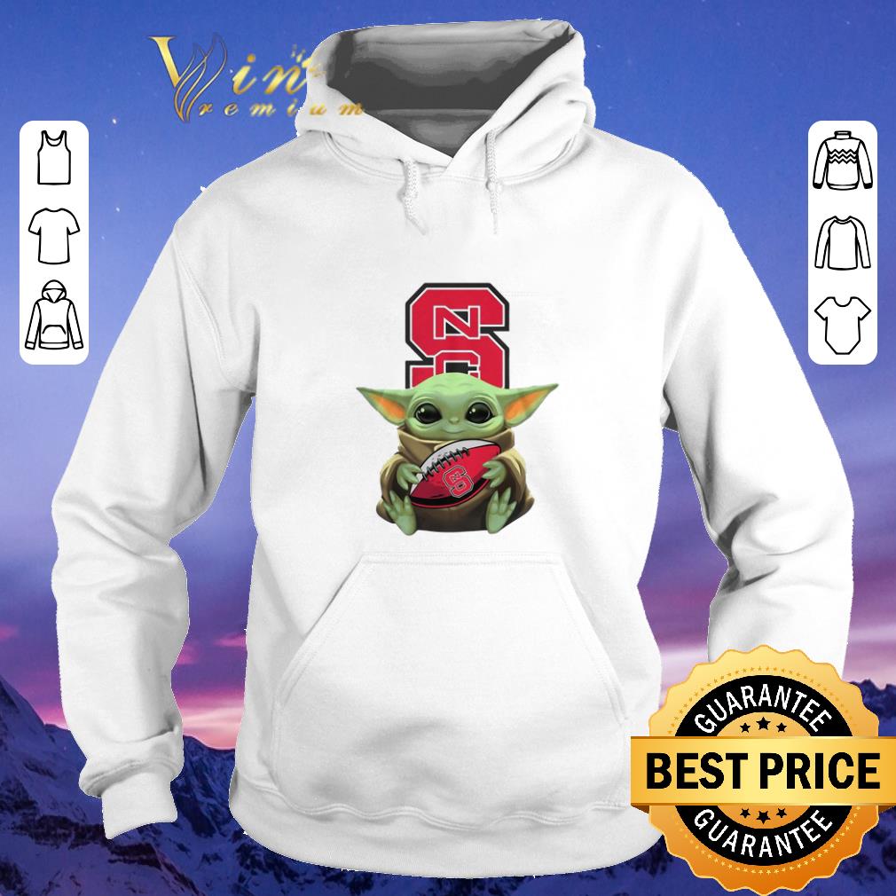 Baby Yoda Hug NC State Wolfpack Ball Logo Star Wars shirt sweater 4 - Baby Yoda Hug NC State Wolfpack Ball Logo Star Wars shirt sweater