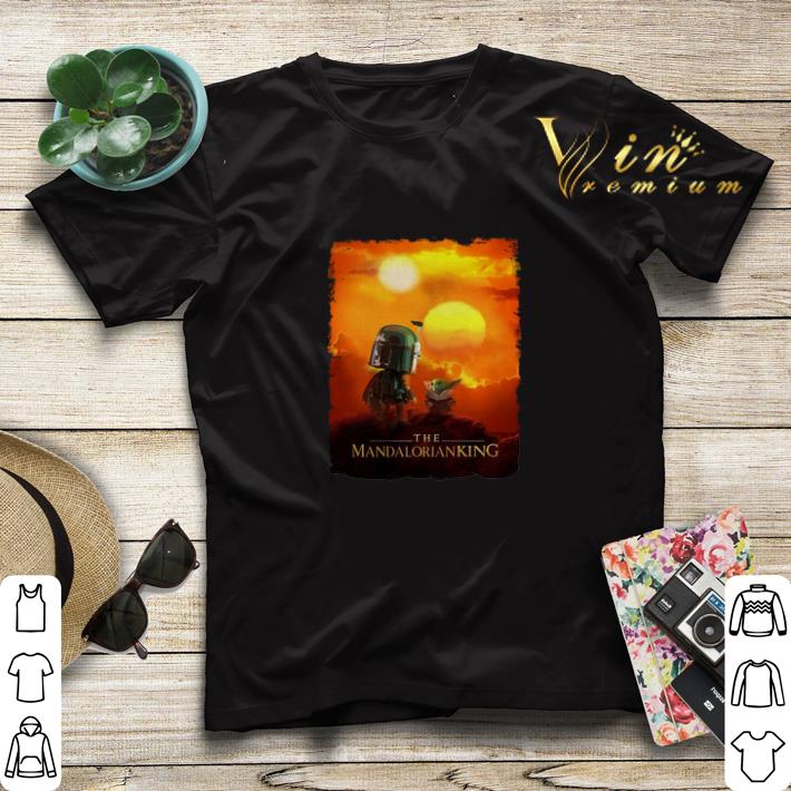 Baby Yoda The Mandalorianking mashup Lion King Sunset shirt sweater 4 - Baby Yoda The Mandalorianking mashup Lion King Sunset shirt sweater