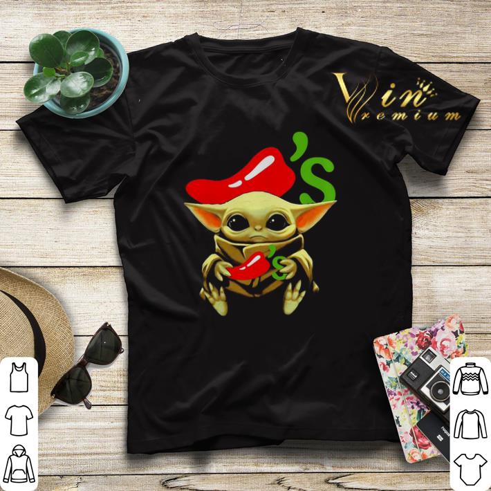 Baby Yoda hug Chili s Star Wars shirt sweater 4 - Baby Yoda hug Chili’s Star Wars shirt sweater