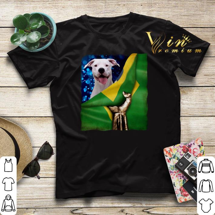 Bandeira do Brasil Dogo Argentino shirt sweater 4 - Bandeira do Brasil Dogo Argentino shirt sweater