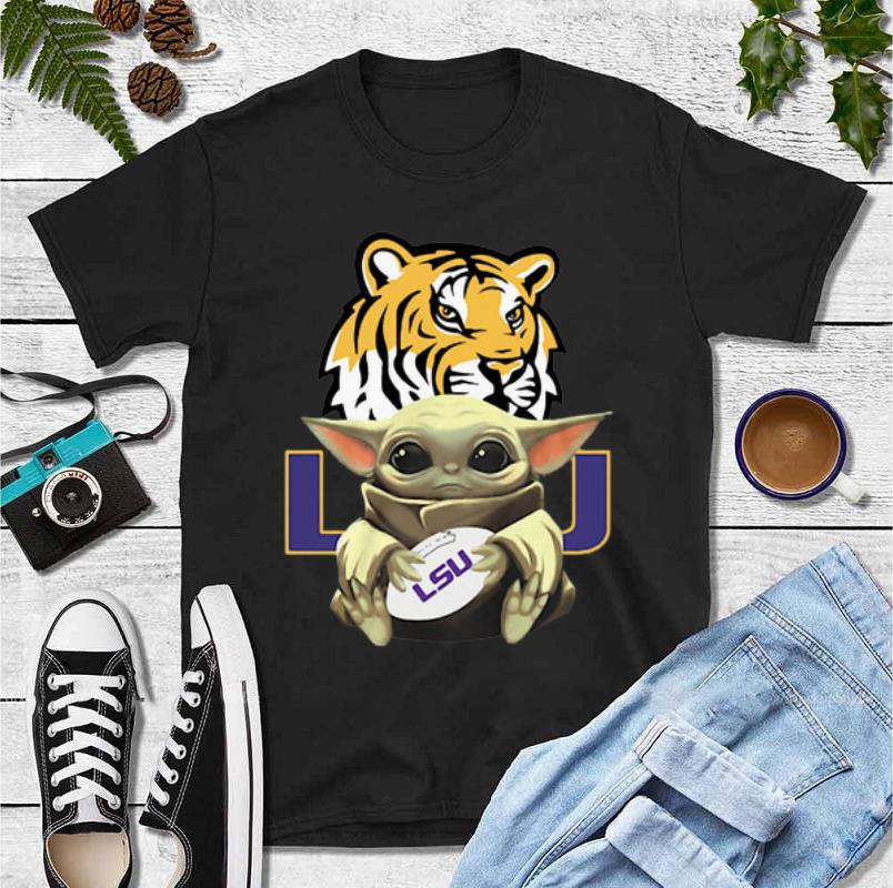 Beautiful Baby Yoda Hug LSU Tigers Star Wars shirt 4 - Beautiful Baby Yoda Hug LSU Tigers Star Wars shirt
