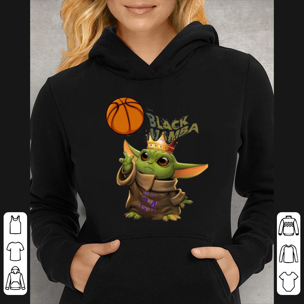 Beautiful Baby Yoda Kobe Bryant 24 Black Mamba shirt 4 - Beautiful Baby Yoda Kobe Bryant 24 Black Mamba shirt
