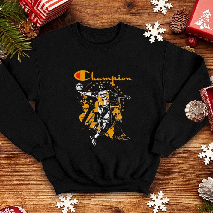 Cool Champion LeBron James Signature Los Angeles Lakers shirt 4 - Cool Champion LeBron James Signature Los Angeles Lakers shirt