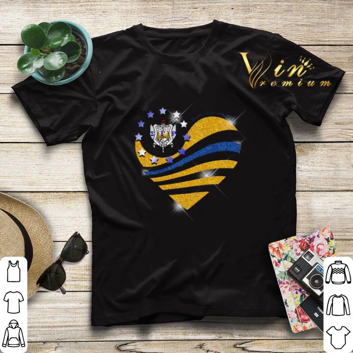 Diamond heart Sigma Gamma Rho Logo glitter shirt sweater 4 - Diamond heart Sigma Gamma Rho Logo glitter shirt sweater
