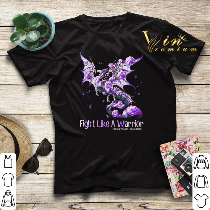 Dragon fight like a warrior Fibromyalgia Awareness shirt sweater 4 - Dragon fight like a warrior Fibromyalgia Awareness shirt sweater