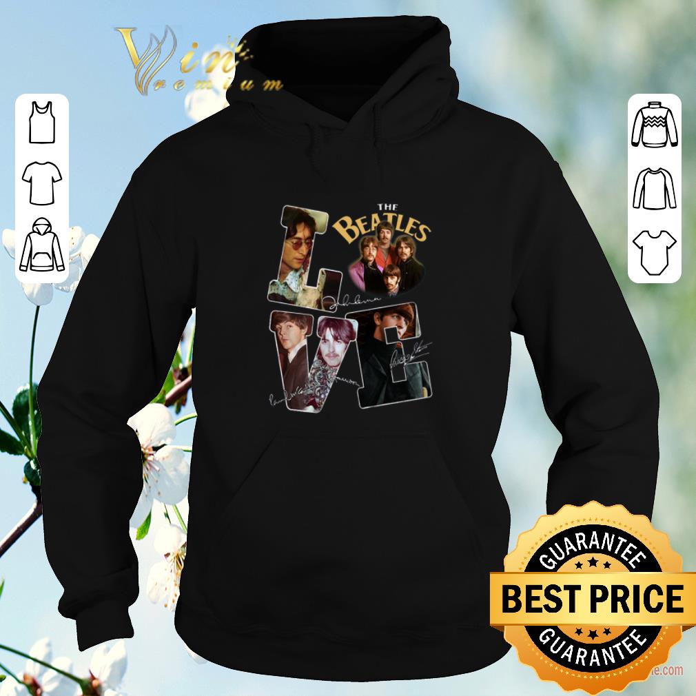 Funny Love The Beatles signatures shirt sweater Funny Love The Beatles signatures shirt sweater 4 - Funny Love The Beatles signatures shirt sweater