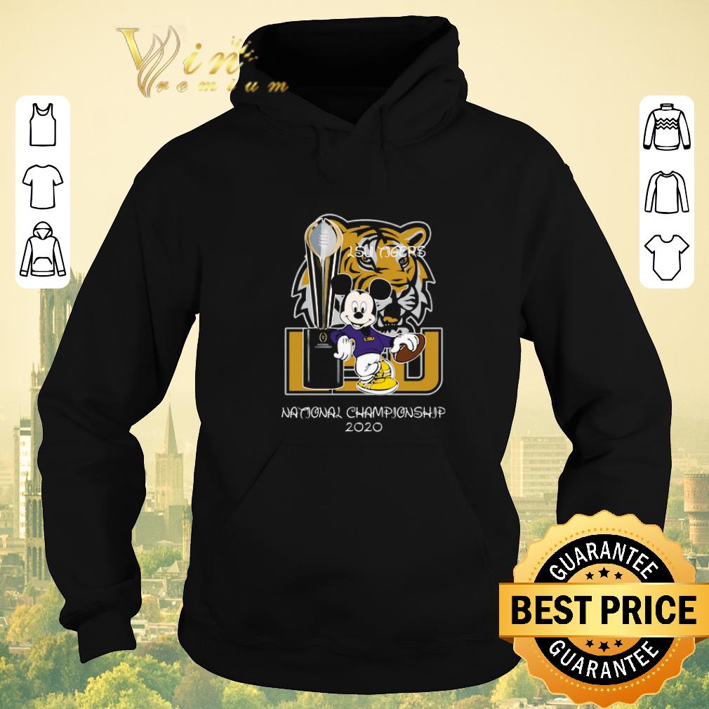 Funny Mickey mouse LSU Tigers National Championship 2020 shirt sweater 4 - Funny Mickey mouse LSU Tigers National Championship 2020 shirt sweater