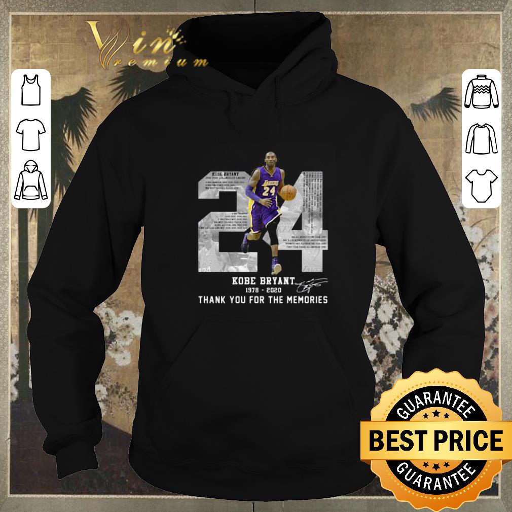 Funny Rest in peace Kobe Bryant 24 Thank you for the memories signed shirt sweater Funny Rest in peace Kobe Bryant 24 Thank you for the memories signed shirt sweater 4 - Funny Rest in peace Kobe Bryant 24 Thank you for the memories signed shirt sweater