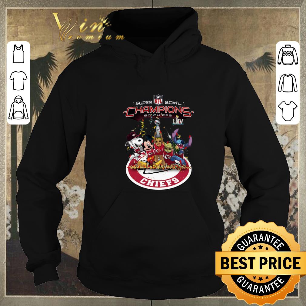 Funny Snoopy Mickey Groot Baby Yoda Stitch Kansas City Chiefs Super Bowl Champions shirt sweater 4 - Funny Snoopy Mickey Groot Baby Yoda Stitch Kansas City Chiefs Super Bowl Champions shirt sweater