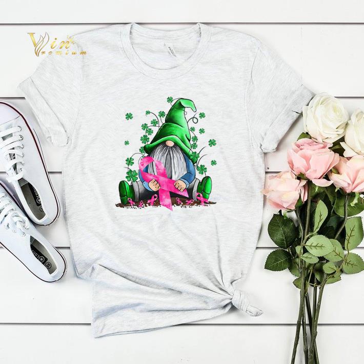 Gnome hug Breast Cancer Awareness St Patrick s day shirt sweater 4 - Gnome hug Breast Cancer Awareness St. Patrick's day shirt sweater
