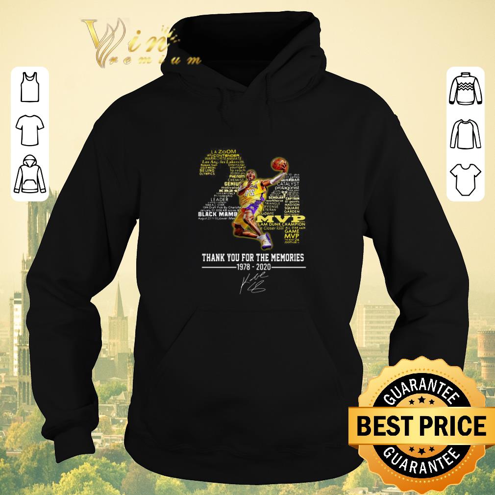 Hot 24 Kobe Bryant Thank You For The Memories MVP Black Mamba signed shirt sweater 4 - Hot 24 Kobe Bryant Thank You For The Memories MVP Black Mamba signed shirt sweater