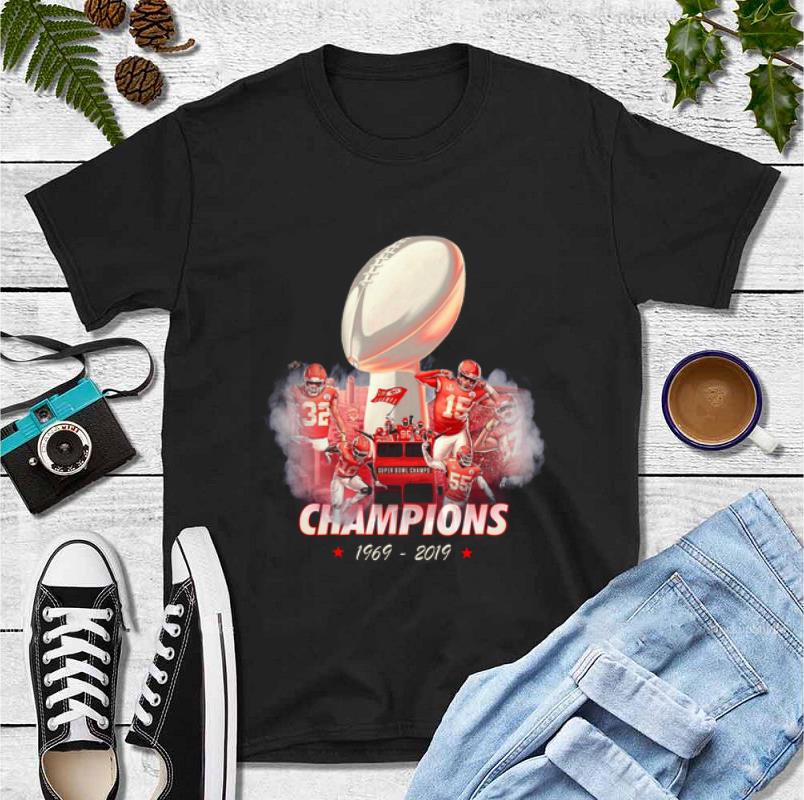 Hot 50 Years Kansas City Chiefs Champions 1969 2019 shirt 4 - Hot 50 Years Kansas City Chiefs Champions 1969 – 2019 shirt