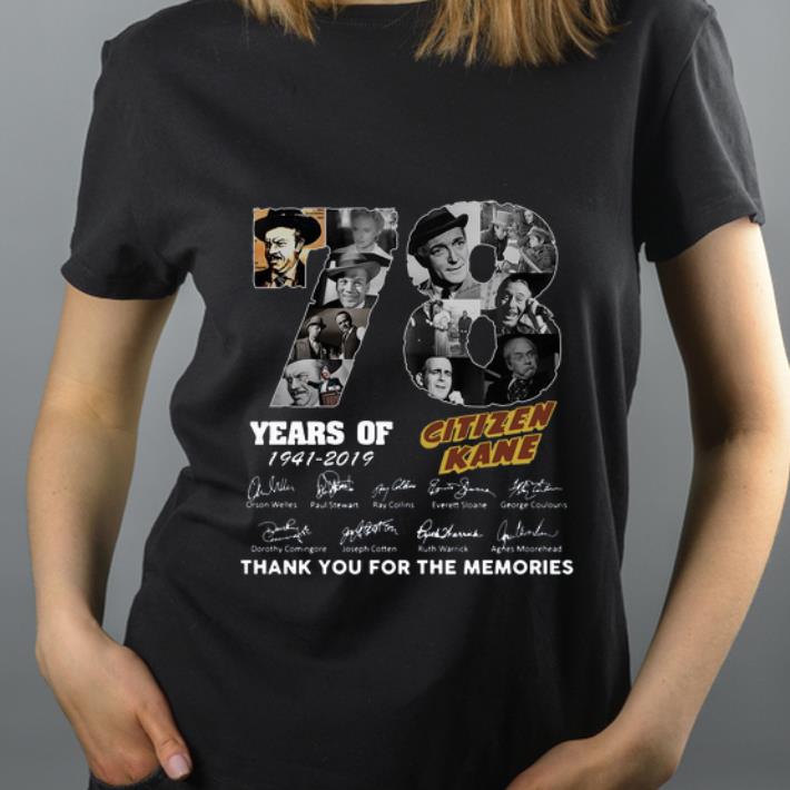 Hot 78 Years Citizen Kane Thank You For The Memories shirt 4 - Hot 78 Years Citizen Kane Thank You For The Memories shirt