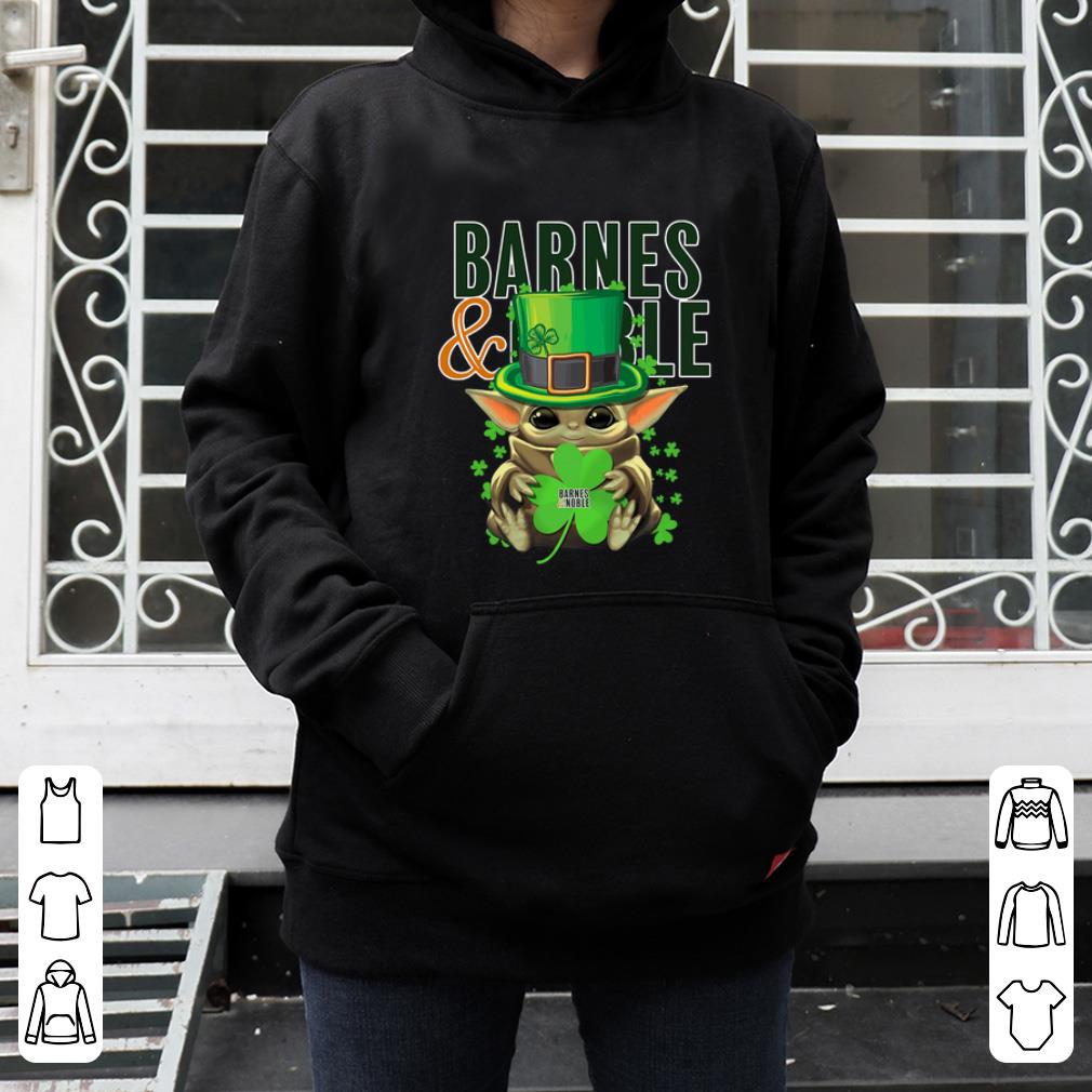 Hot Baby Yoda Barnes And Noble Shamrock St Patrick s Day shirt 4 - Hot Baby Yoda Barnes And Noble Shamrock St.Patrick’s Day shirt