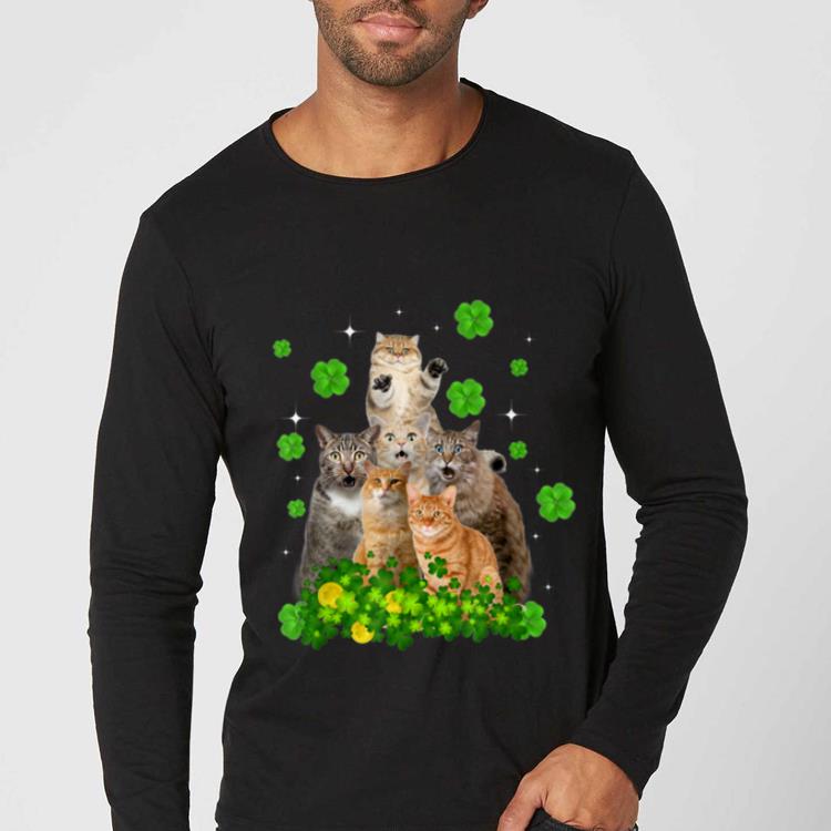 Hot Cats St Patrick s Day Shamrock Gift Mens Womens Kids shirt 4 - Hot Cats St Patrick's Day Shamrock Gift Mens Womens Kids shirt