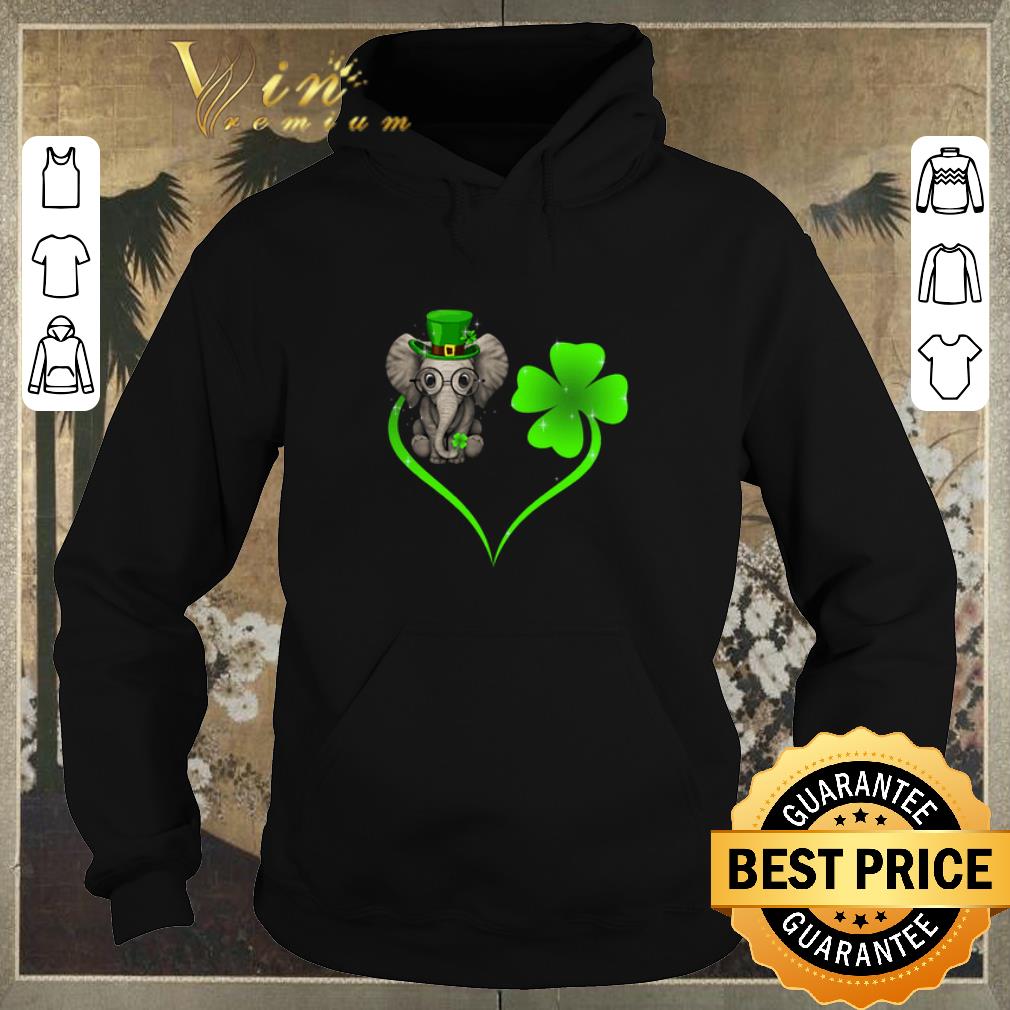 Hot Love elephant heart St. Patrick's day shirt sweater Hot Love elephant heart St Patrick s day shirt sweater 4 - Hot Love elephant heart St. Patrick's day shirt sweater