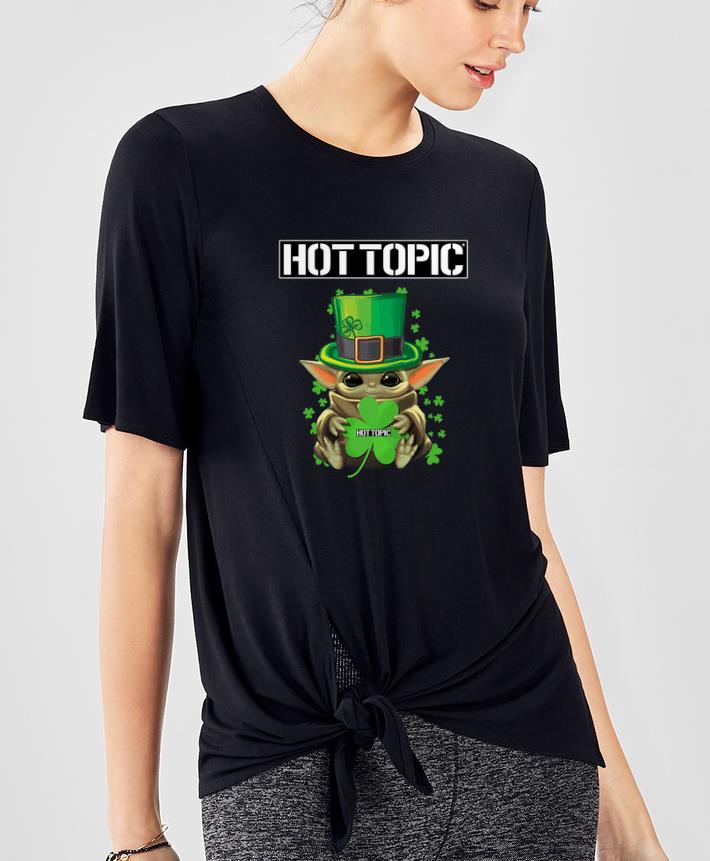 Hot Star Wars Baby Yoda Hottopic Shamrock St Patrick s Day shirt 4 - Hot Star Wars Baby Yoda Hottopic Shamrock St.Patrick’s Day shirt