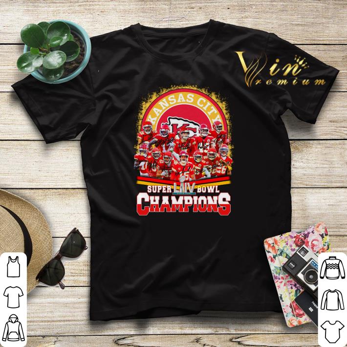 Kansas City Chiefs Logo Signatures Super LIV Bowl Champions 2020 shirt sweater 4 - Kansas City Chiefs Logo Signatures Super LIV Bowl Champions 2020 shirt sweater