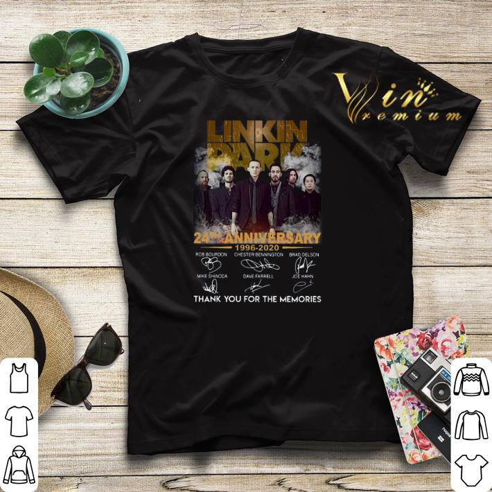 Linkin Park 24th Anniversary Thank You For The Memories Signatures shirt sweater 4 - Linkin Park 24th Anniversary Thank You For The Memories Signatures shirt sweater
