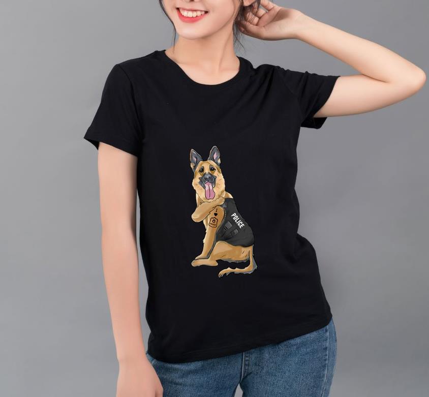 Nice German Shepherd I Love Police shirt 4 - Nice German Shepherd I Love Police shirt