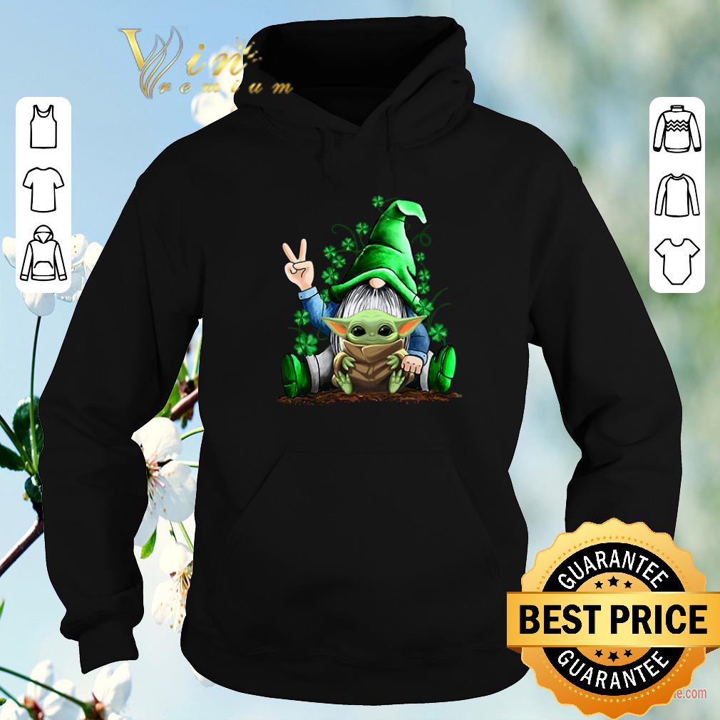 Nice Gnome hug Baby Yoda Irish St Patrick s day shirt sweater 4 - Nice Gnome hug Baby Yoda Irish St. Patrick’s day shirt sweater