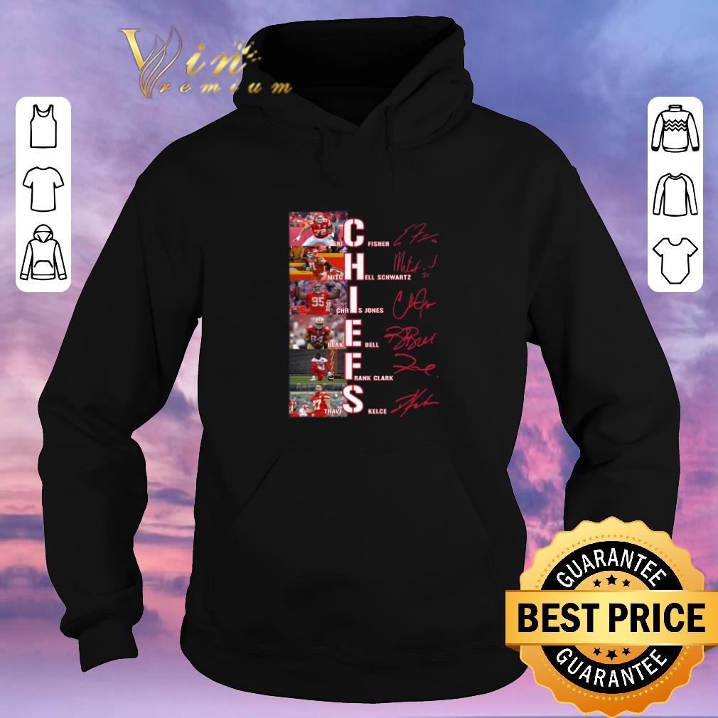 Nice Kansas City Chiefs Eric Fisher Mitchell Schwartz signatures shirt sweater 4 - Nice Kansas City Chiefs Eric Fisher Mitchell Schwartz signatures shirt sweater
