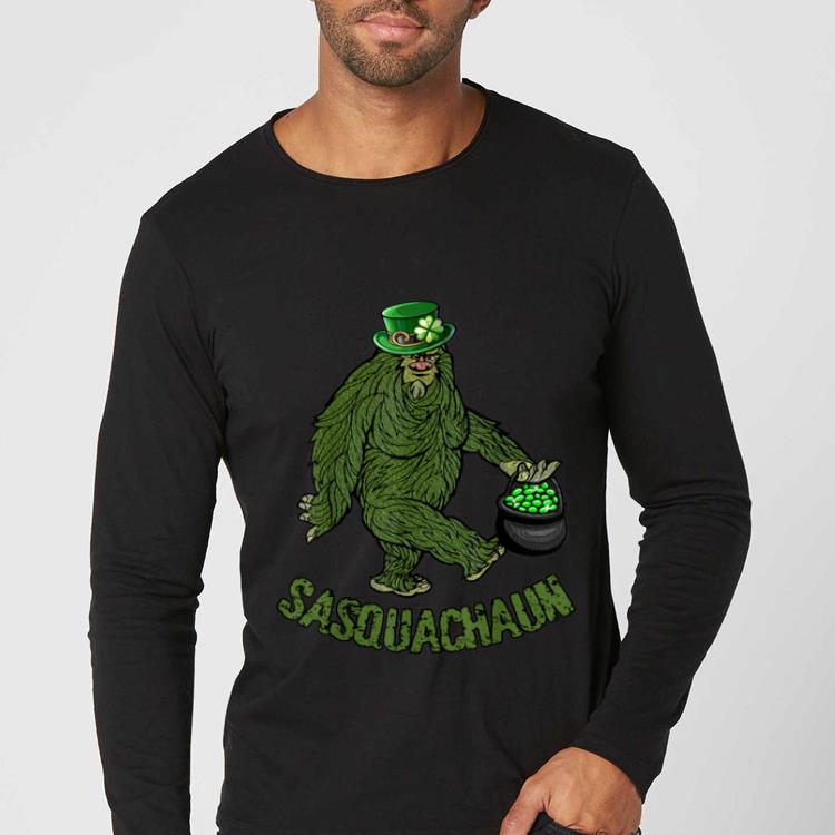 Nice Sasquachaun Yeti Bigfoot St patrick s Day Leprechaun shirt 4 - Nice Sasquachaun Yeti Bigfoot St.patrick's Day Leprechaun shirt