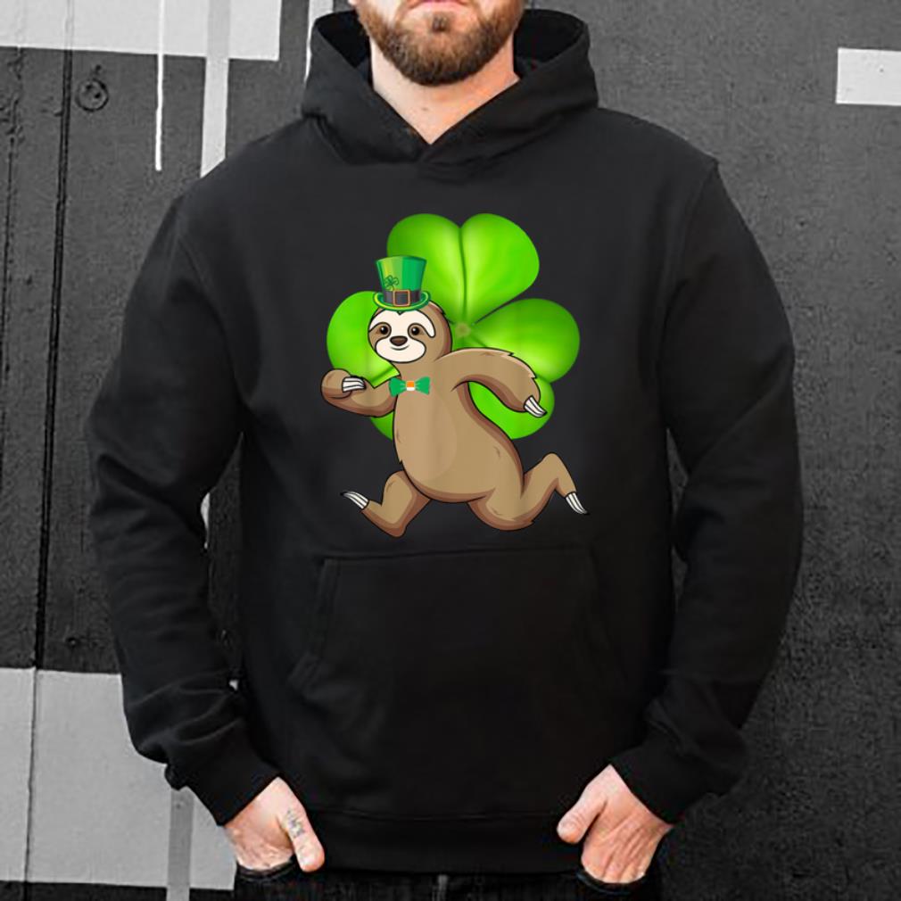 Nice Sloth Running Shamrocks St Patricks Day Animal Lover shirt 4 - Nice Sloth Running Shamrocks St Patricks Day Animal Lover shirt