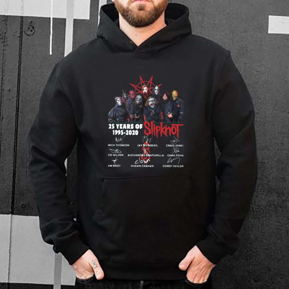 Official 25 Years Of Slipknot 1995 2020 shirt 4 - Official 25 Years Of Slipknot 1995 – 2020 shirt