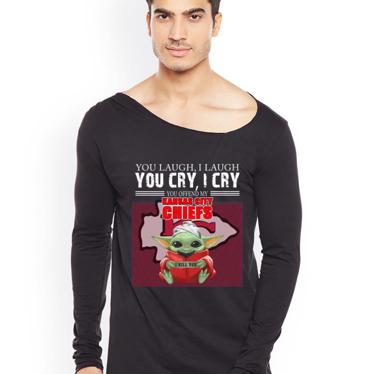 Official Baby Yoda You Offend My Kansas City Chiefs I Kill You shirt 4 - Official Baby Yoda You Offend My Kansas City Chiefs I Kill You shirt