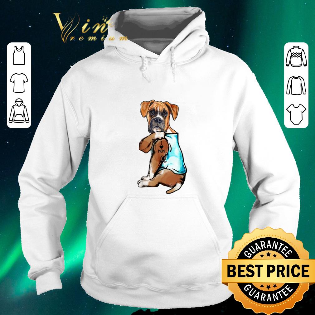 Official Boxer dog i love mom tattoos shirt sweater 4 - Official Boxer dog i love mom tattoos shirt sweater