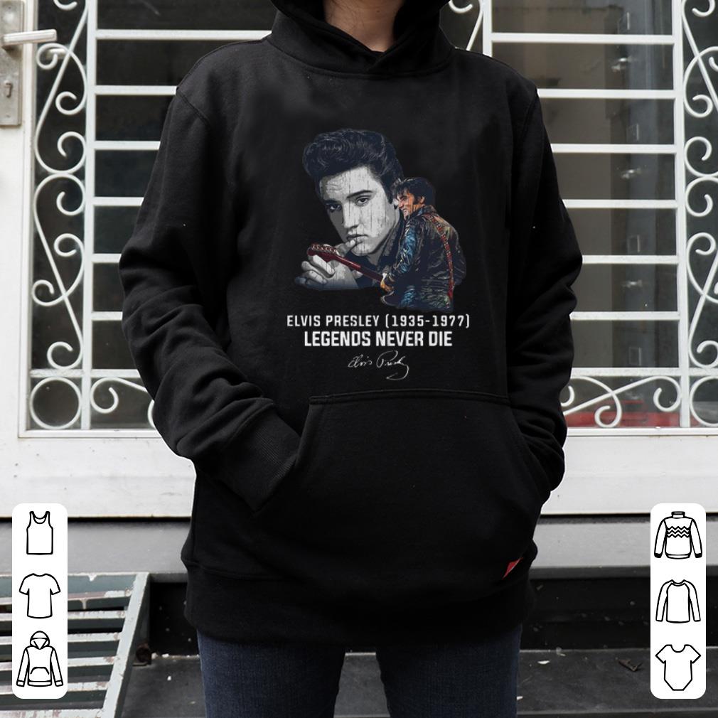 Official Elvis Presley 1935 1977 Legends Never Die Signature shirt 4 - Official Elvis Presley 1935 – 1977 Legends Never Die Signature shirt